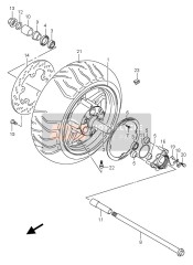 Ruota posteriore (AN650A)